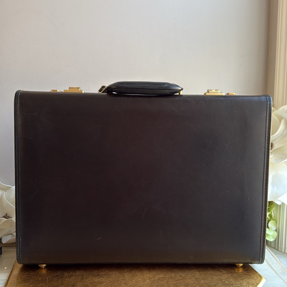 ULTRA RARE! Coach Vintage Classic Legacy Hardshell Briefcase in Black Leather - Picture 4 of 16